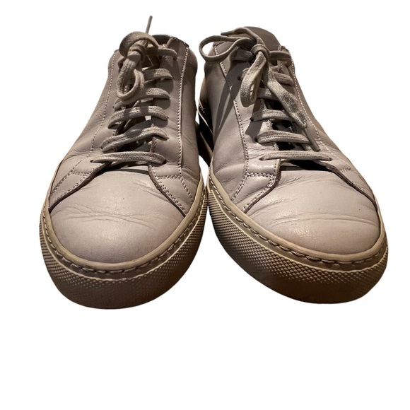 Common Projects achille white leather sneakers size 39 8.5 luxury comfort - Picture 8 of 15